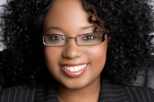 Beautiful Black Businesswoman Smiling